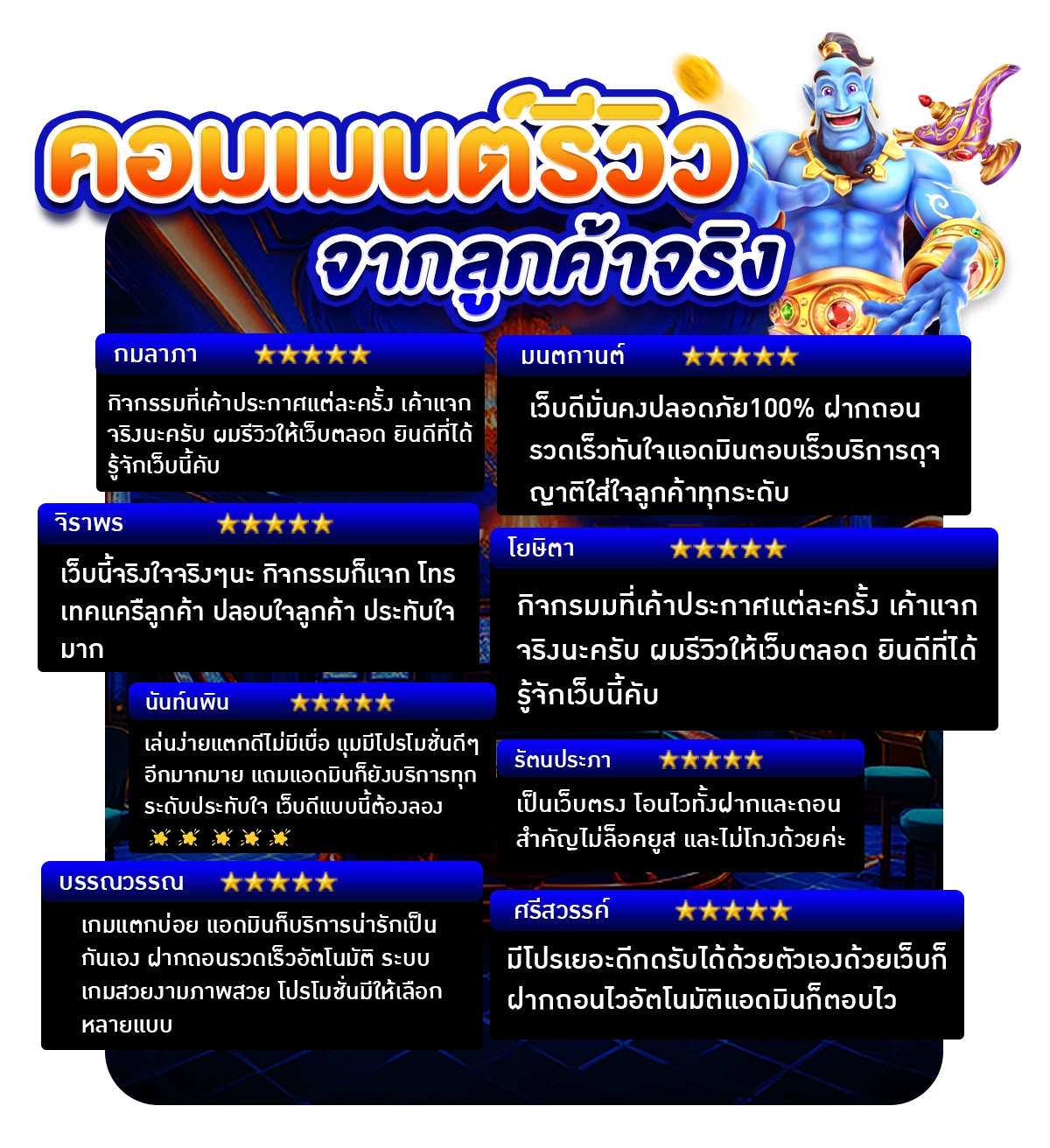 รีวิวจากลูกค้า